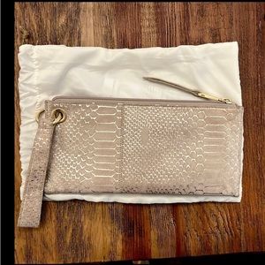 Hobo Vida wristlet wallet metallic snake